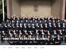 Tablet Screenshot of hervormdkerkkoor.nl